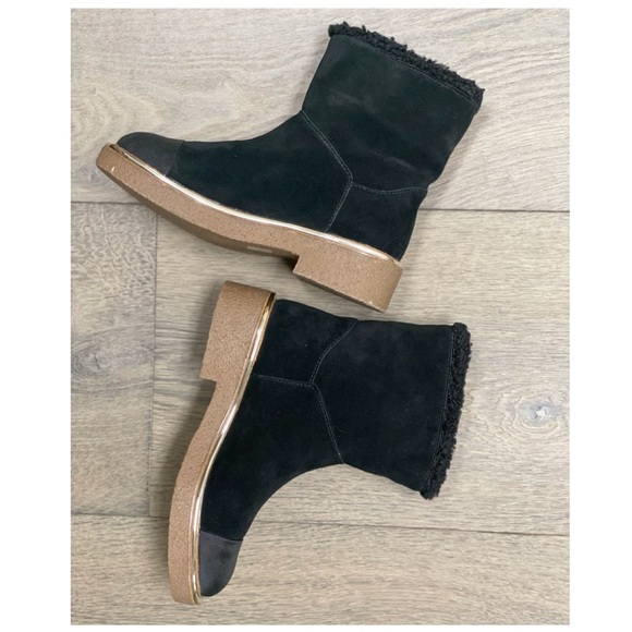 Dkny Women's Fay Suede Booties - Black NWB! - Picture 4 of 16